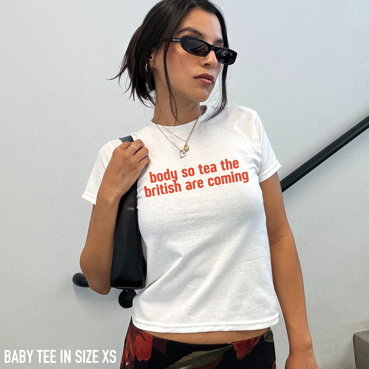 Body So Tea British Are Coming Baby Tee
