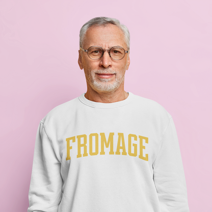 Fromage Cheese Varsity Sweatshirt