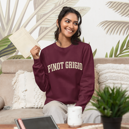 Pinot Grigio White Wine Varsity Sweatshirt