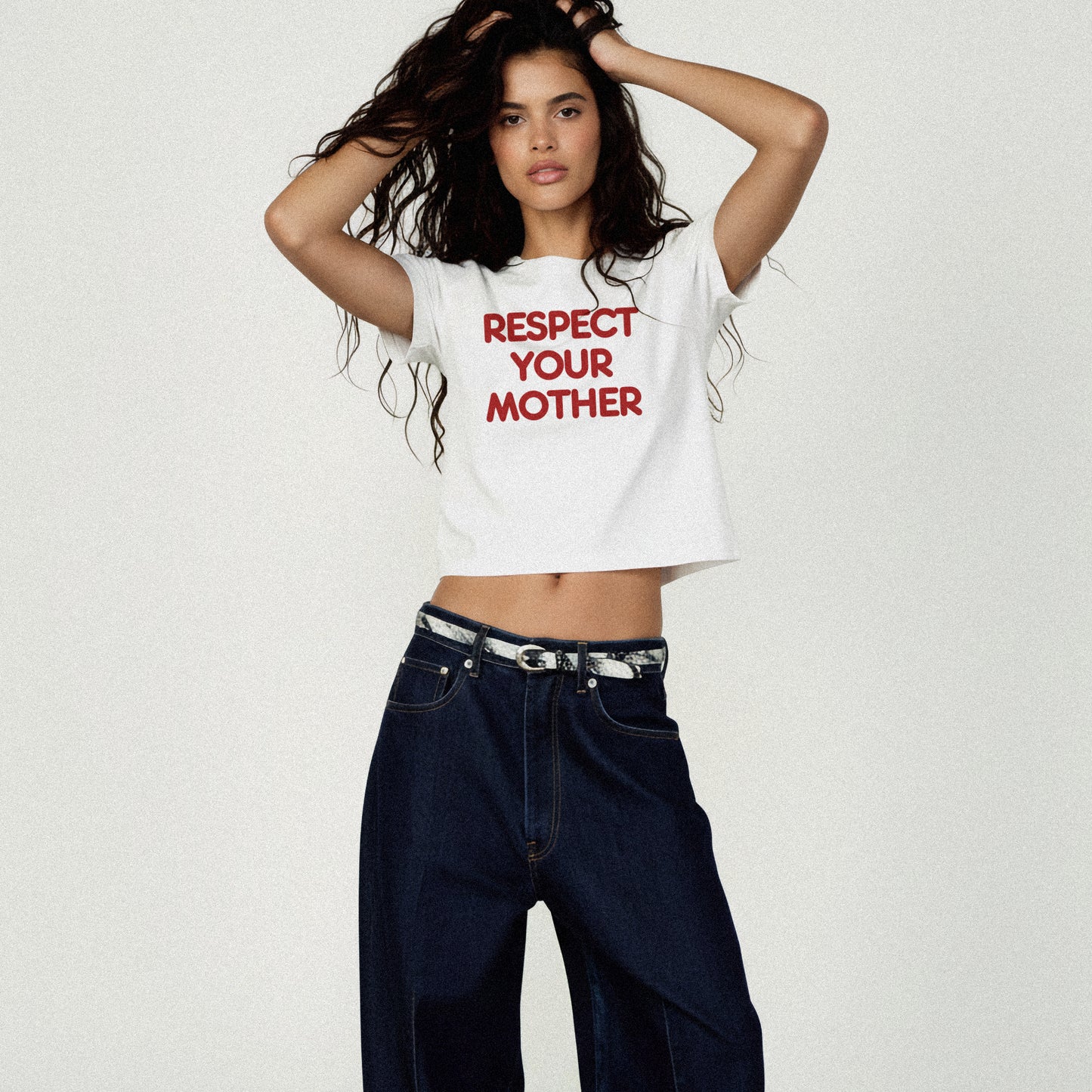 Respect Your Mother KATTDO Baby Tee