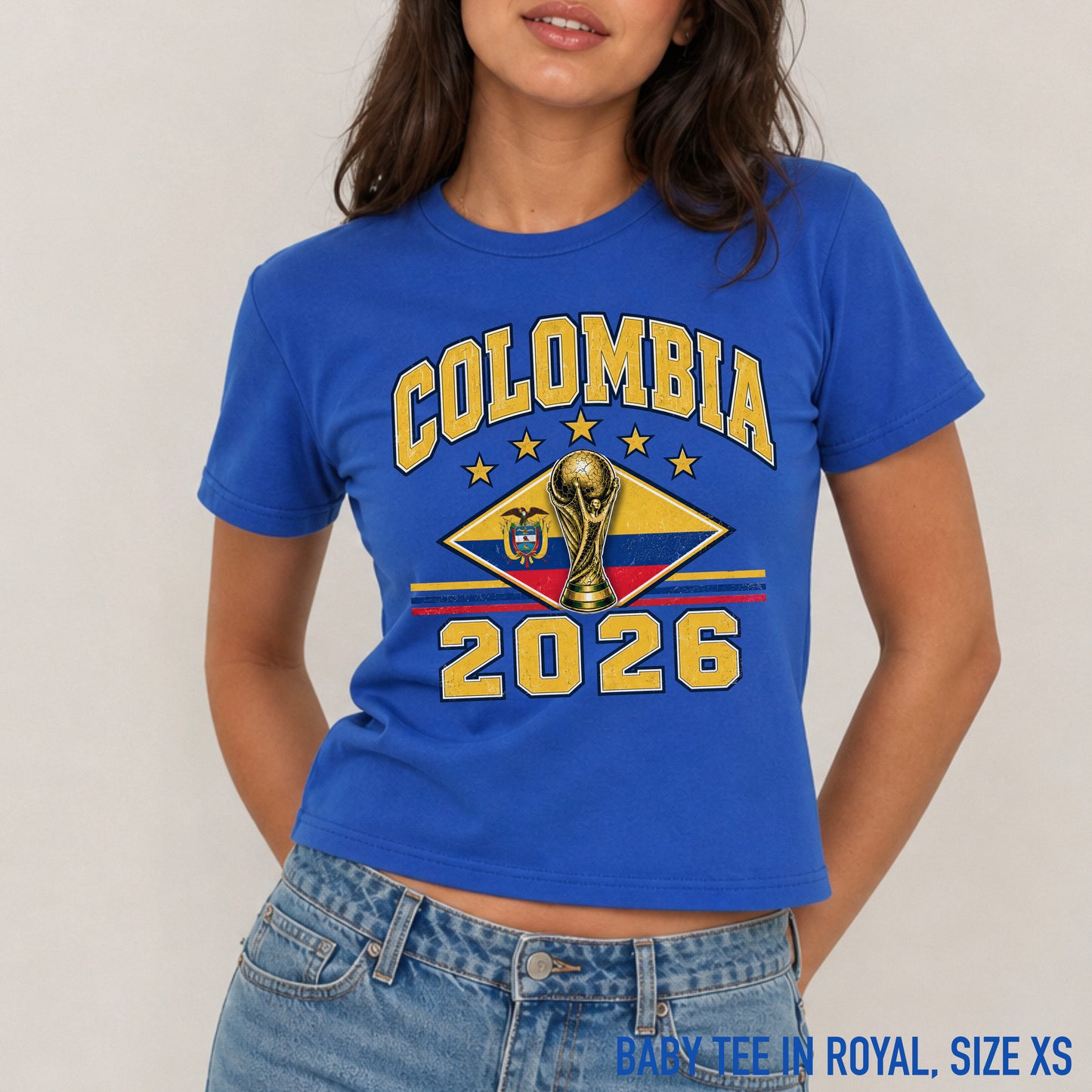 Colombia 2026 Football World Cup Baby Tee