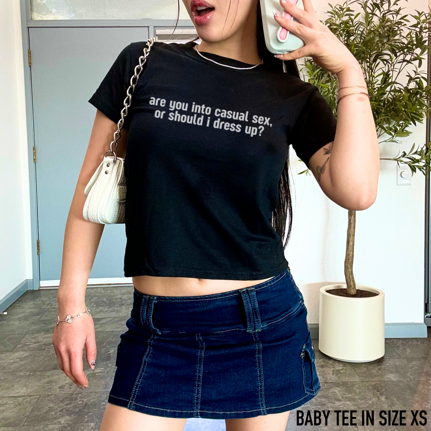 Casual Sex Dress Up Baby Tee