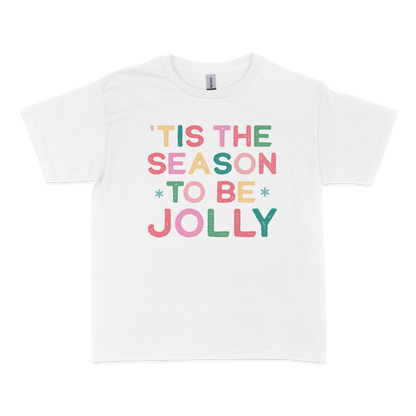 Tis The Season to Be Jolly Christmas Baby Tee