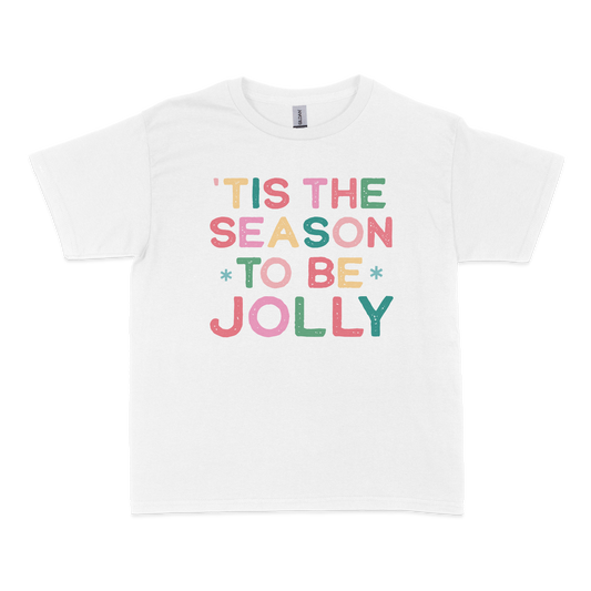 Tis The Season to Be Jolly Christmas Baby Tee