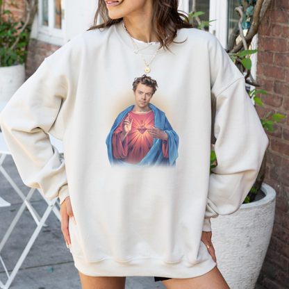 Harry Jesus Crewneck Sweatshirt