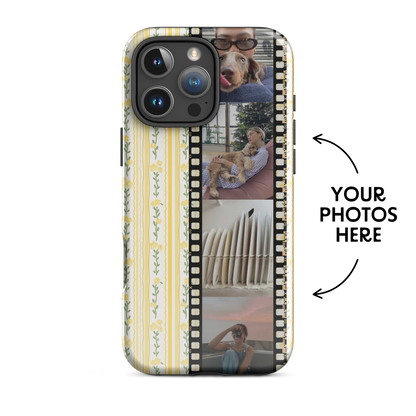 CUSTOM PHOTO Lace Garden Yellow Aesthetic iPhone Case