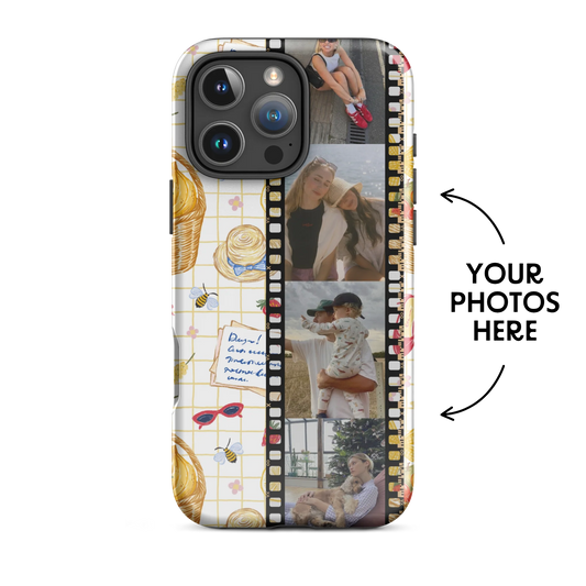 CUSTOM PHOTO Sweet Field Day Aesthetic iPhone Case