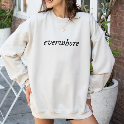 everwhore evermore Crewneck Sweatshirt