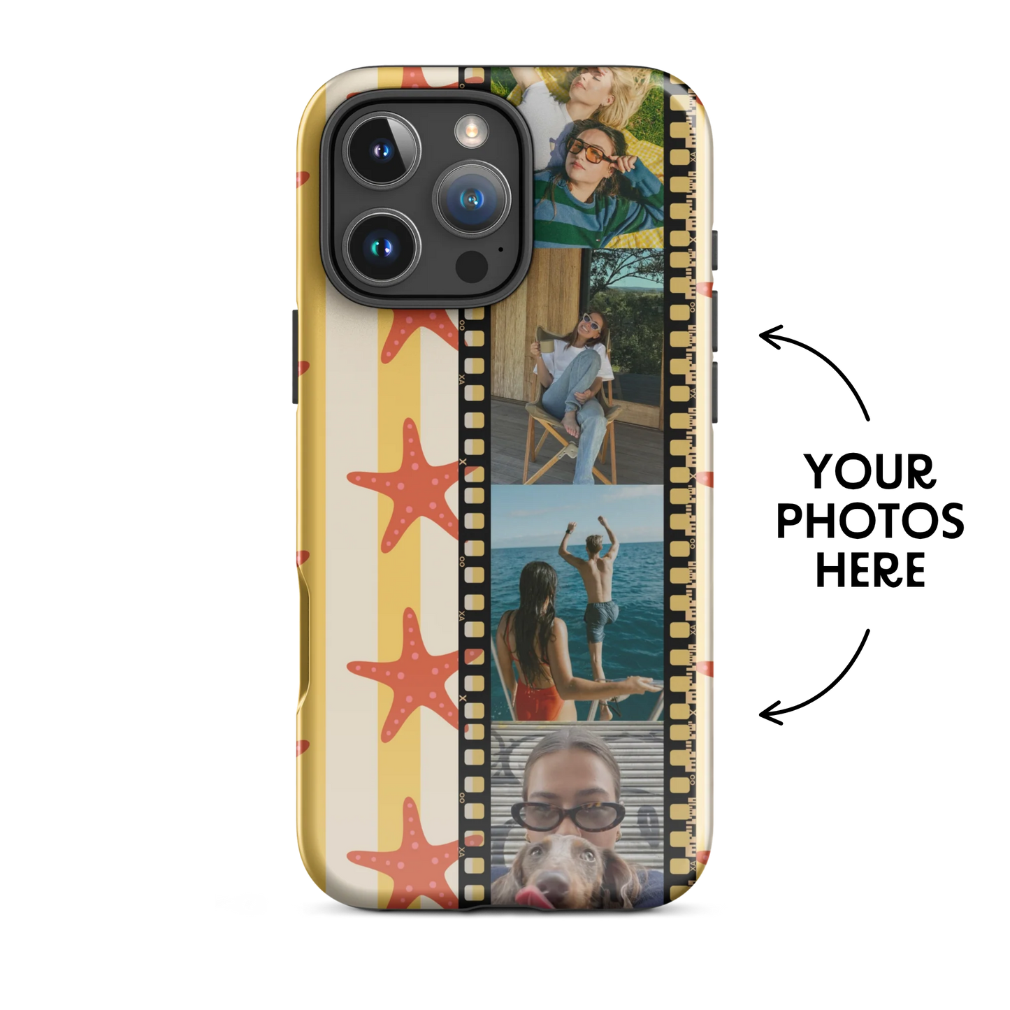 CUSTOM PHOTO Sunkissed Starfish Aesthetic iPhone Case