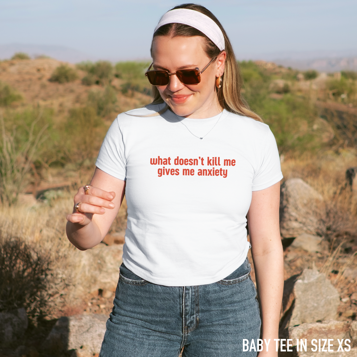 What Doesn’t Kill Gives Anxiety Baby Tee