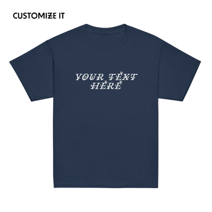 CUSTOM Your Text Floral Baby Tee