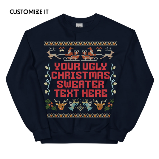 CUSTOM Ugly Christmas Sweater Sweatshirt