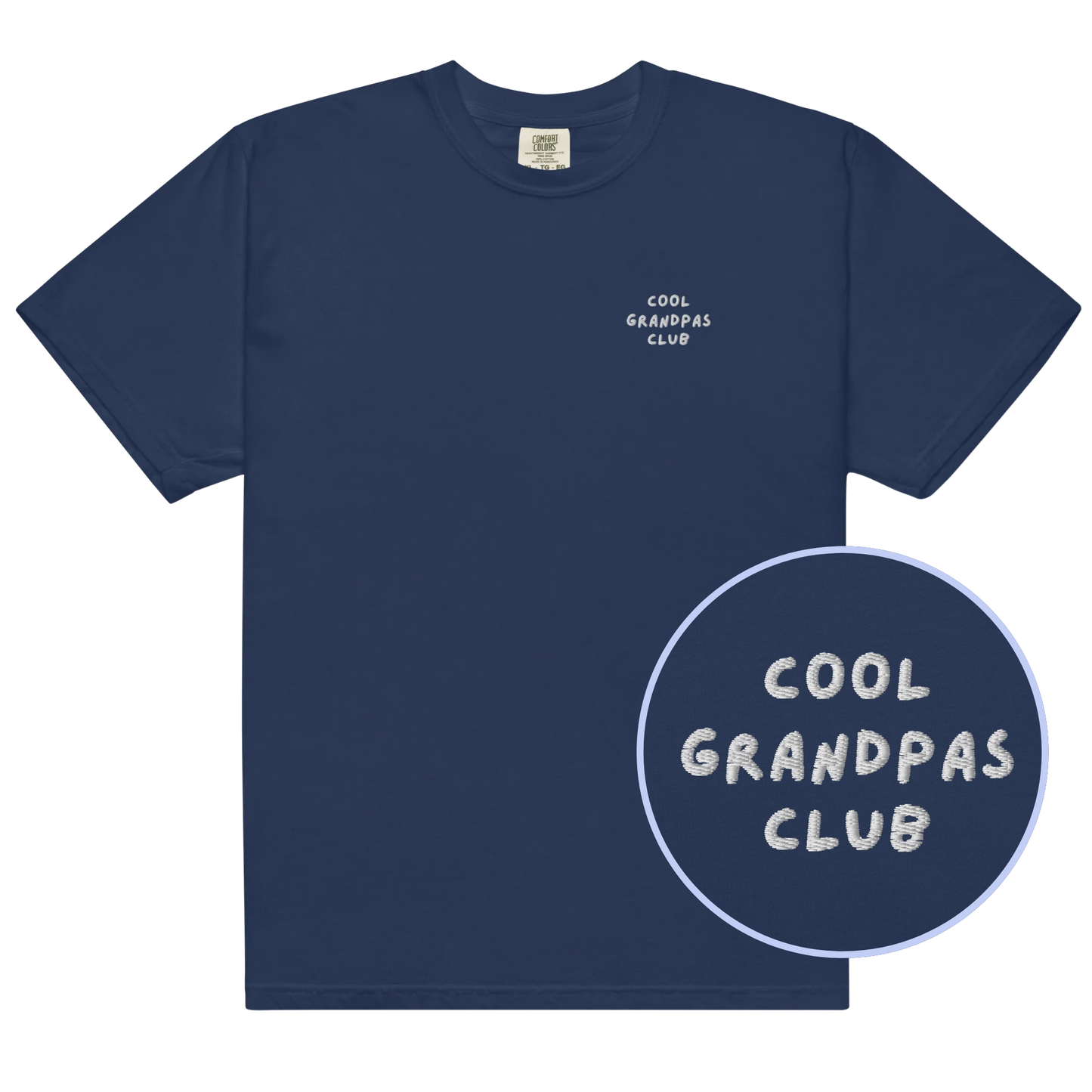 Cool Grandpas Club Embroidered Classic T-Shirt