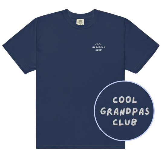Cool Grandpas Club Embroidered Classic T-Shirt