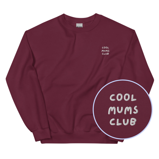 Cool Mums Club Embroidered Sweatshirt