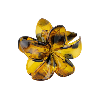 Hawaiian Flower Hair Claw Clip