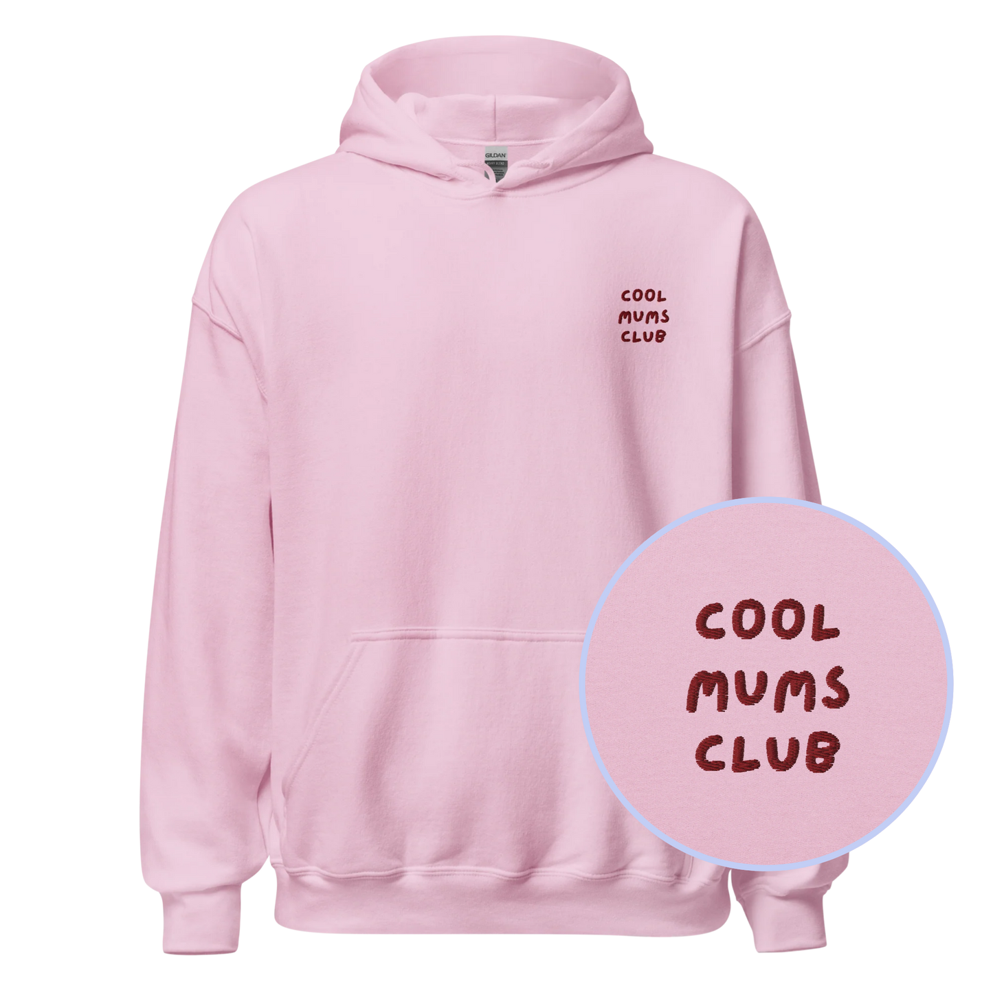 Cool Mums Club Mother Embroidered Hoodie