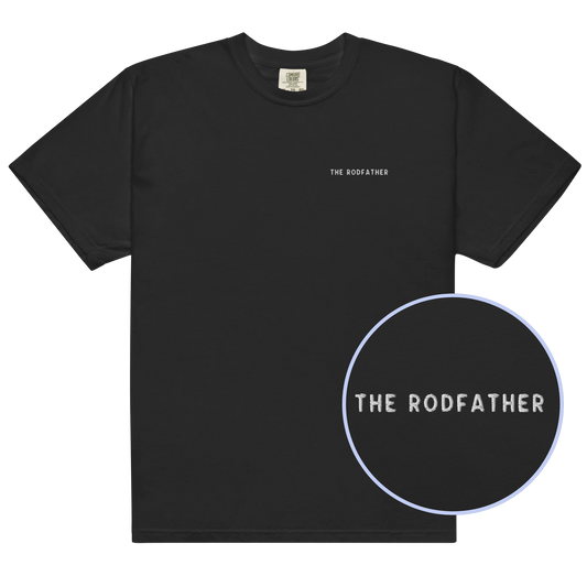 The Rodfather Fishing Embroidered Classic T-Shirt