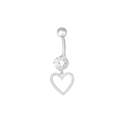 I Heart You Navel Belly Button Piercing