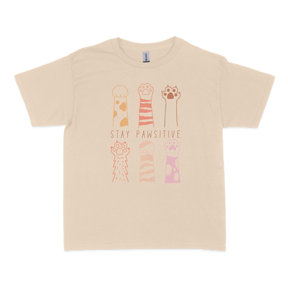 Stay Pawsitive Cats Baby Tee