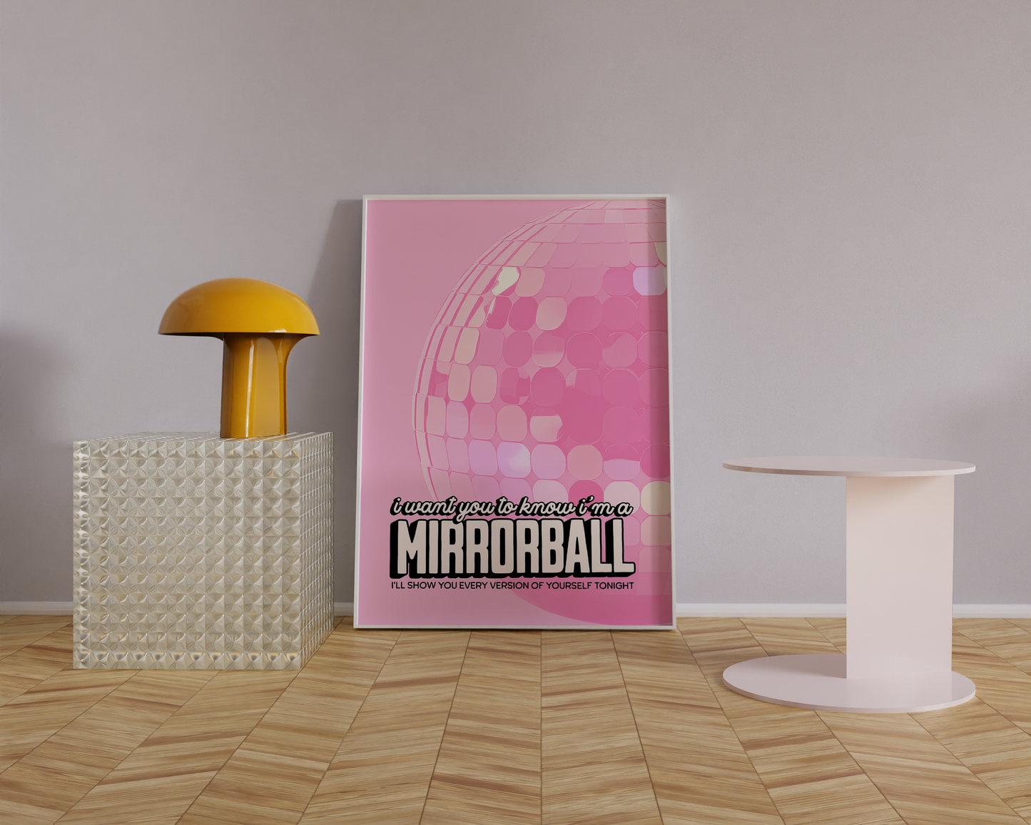 Mirrorball Taylor Swift Poster