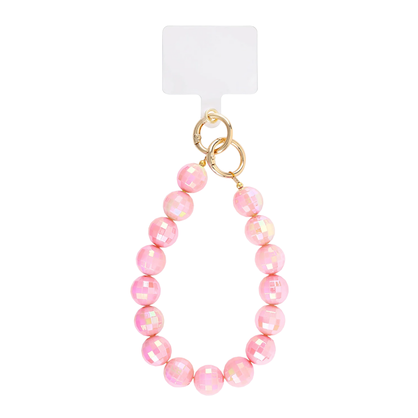 Disco Baby Beaded Phone Lanyard Charm Wrist Strap