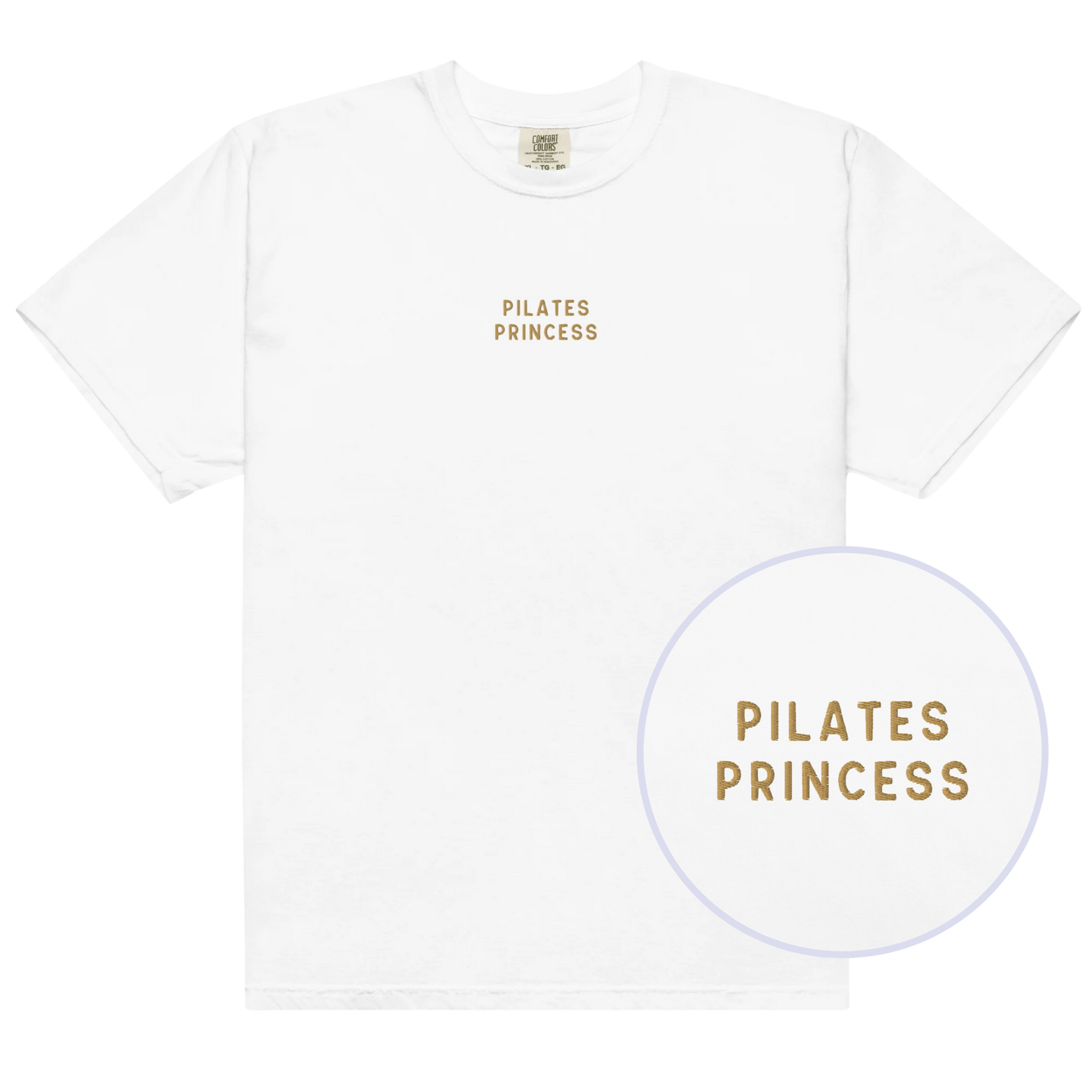 Pilates Princess Embroidered Premium T-Shirt