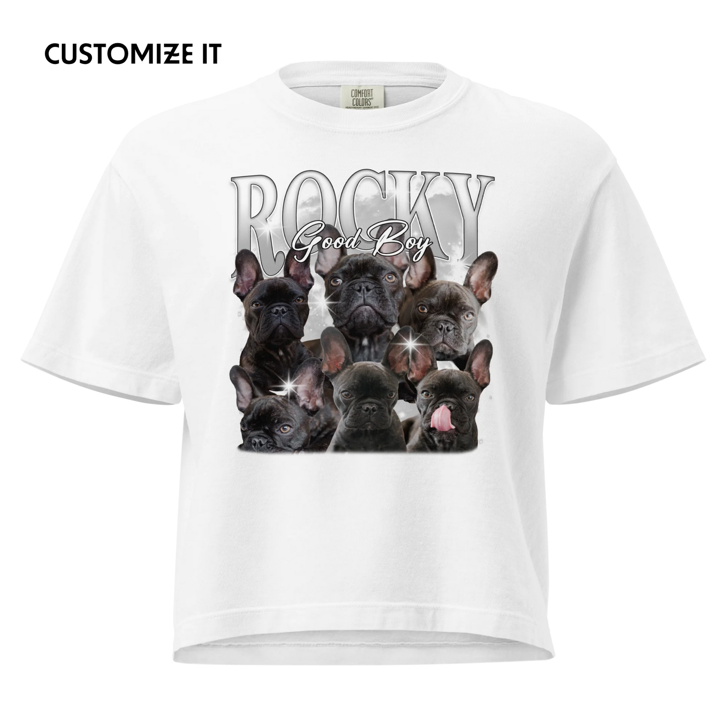 CUSTOM Create Your Own Custom Pet Bootleg Boxy Tee