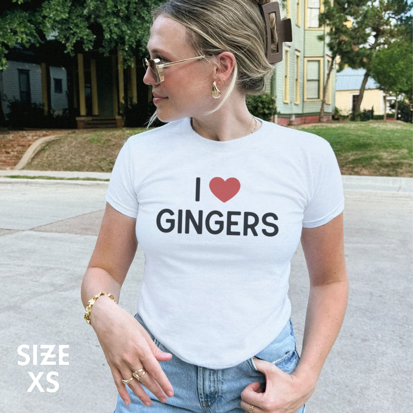 I Love Gingers Baby Tee