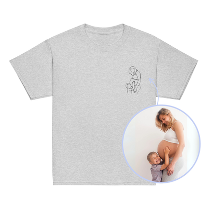 CUSTOM Embroidered Photo Portrait Baby Tee