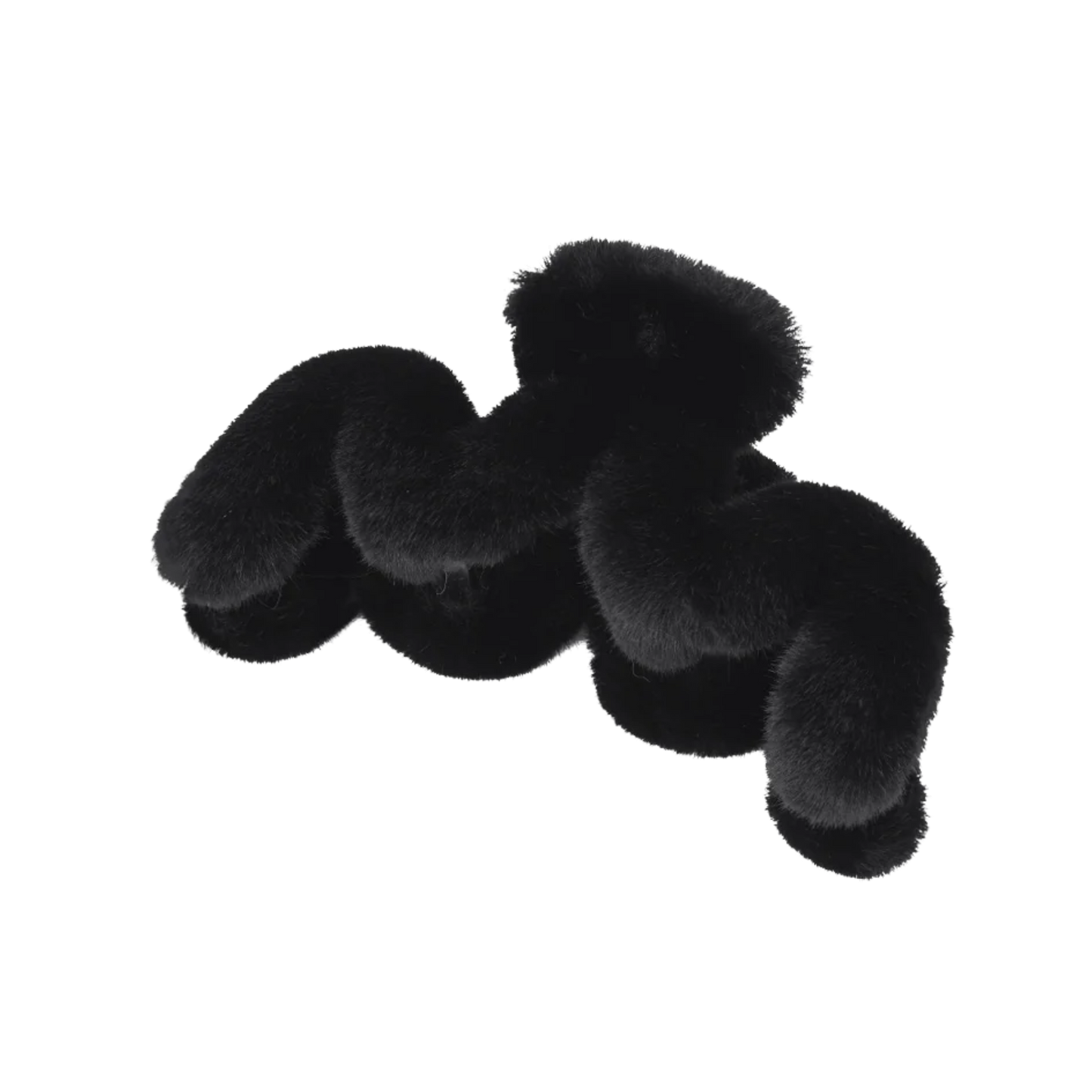 Zigzag Fluffy Hair Claw Clip