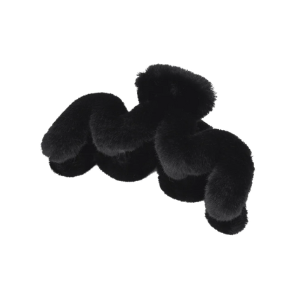 Zigzag Fluffy Hair Claw Clip