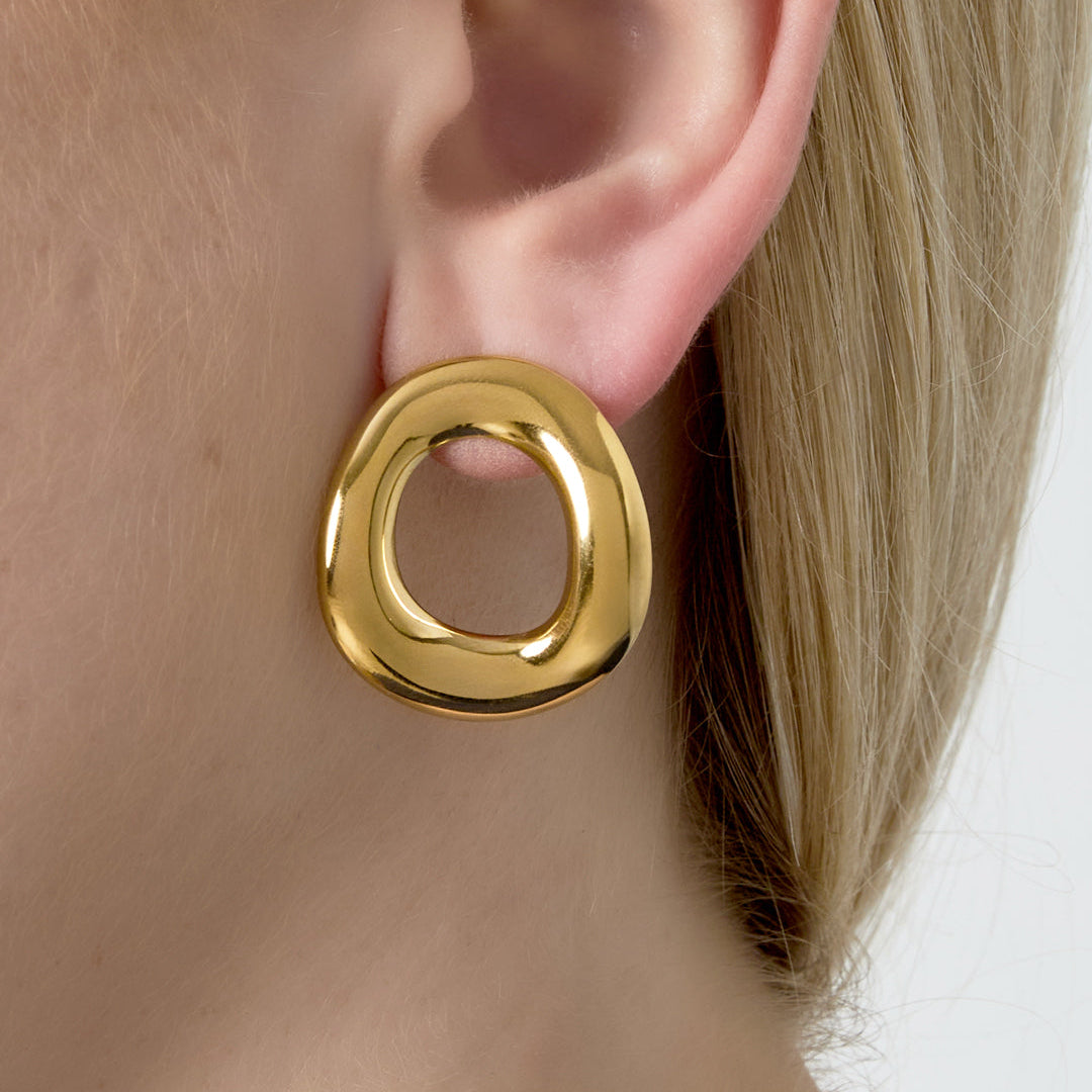 Organic Hoops earrings
