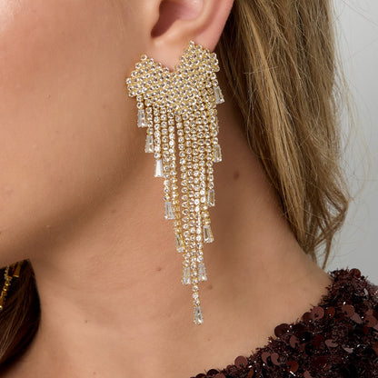 Copper Dangle Earrings Geometric Elegant Christmas Luxurious Series Women's jewelry