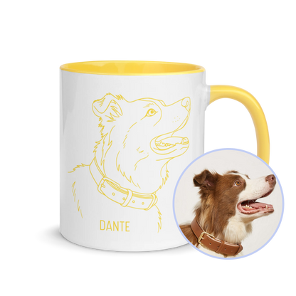 YOUR PET Portrait Color Mug
