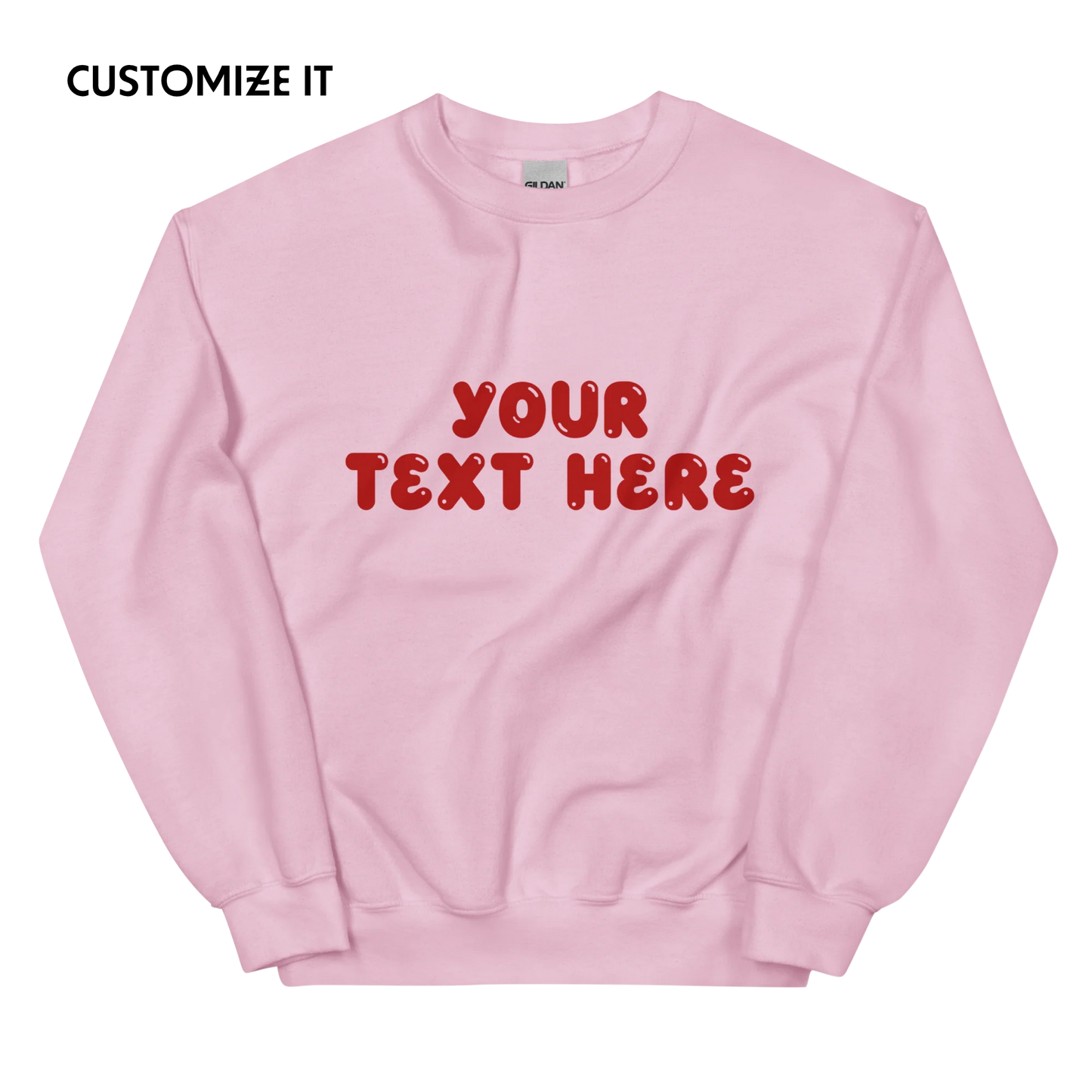 CUSTOM Your Text Bubble Sweatshirt