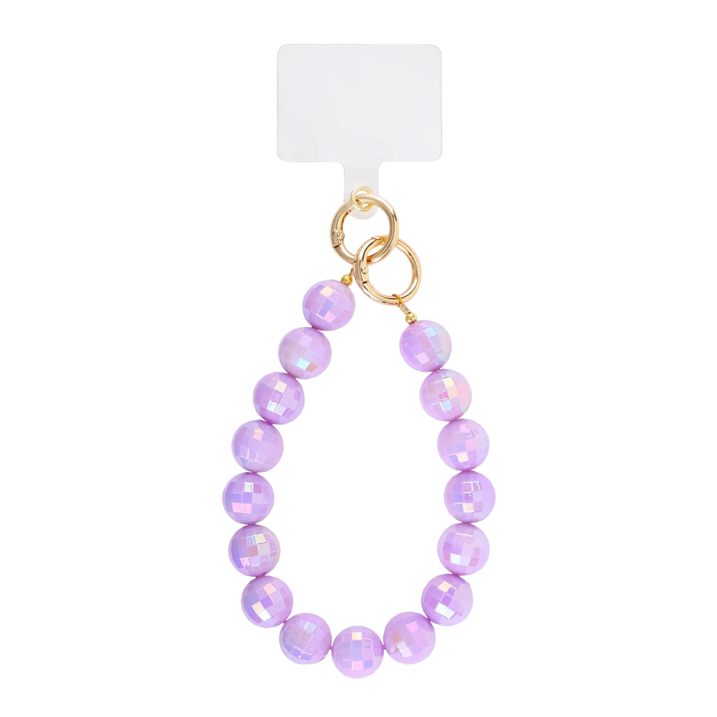 Disco Baby Beaded Phone Lanyard Charm Wrist Strap