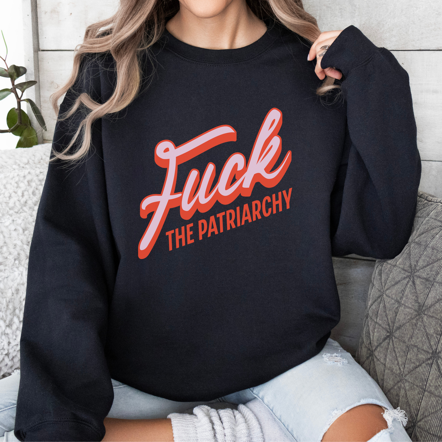 Fuck The Patriarchy Crewneck Sweatshirt