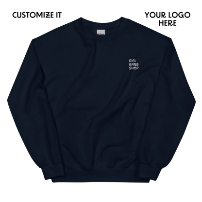 CUSTOM YOUR LOGO Embroidered Sweatshirt