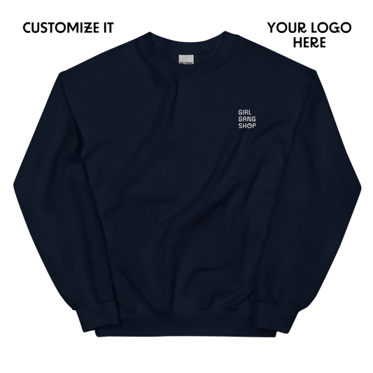 CUSTOM YOUR LOGO Embroidered Sweatshirt