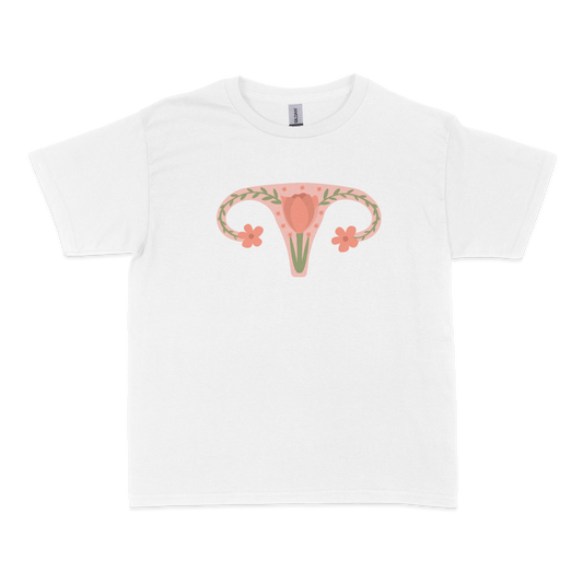 Uterus in Bloom Feminist Baby Tee