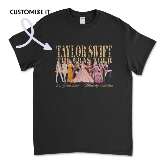 Custom Eras Tour Iconic Outfits Taylor Swift T-Shirt