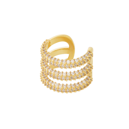 Triple Bling Ear Cuff