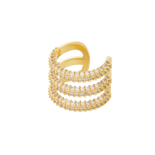 Triple Bling Ear Cuff