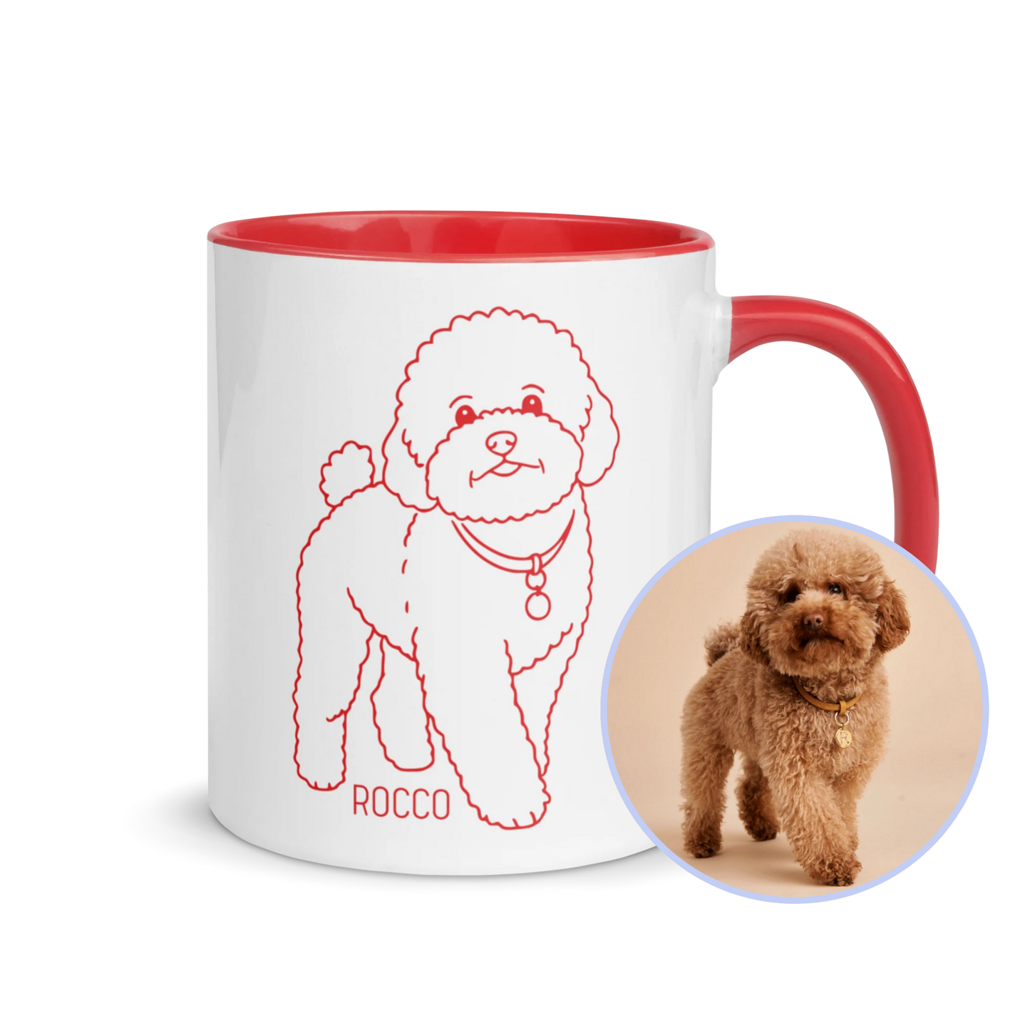 YOUR PET Portrait Color Mug