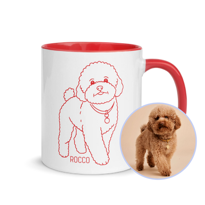 YOUR PET Portrait Color Mug