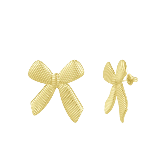 Elegance Bow Stud Earrings