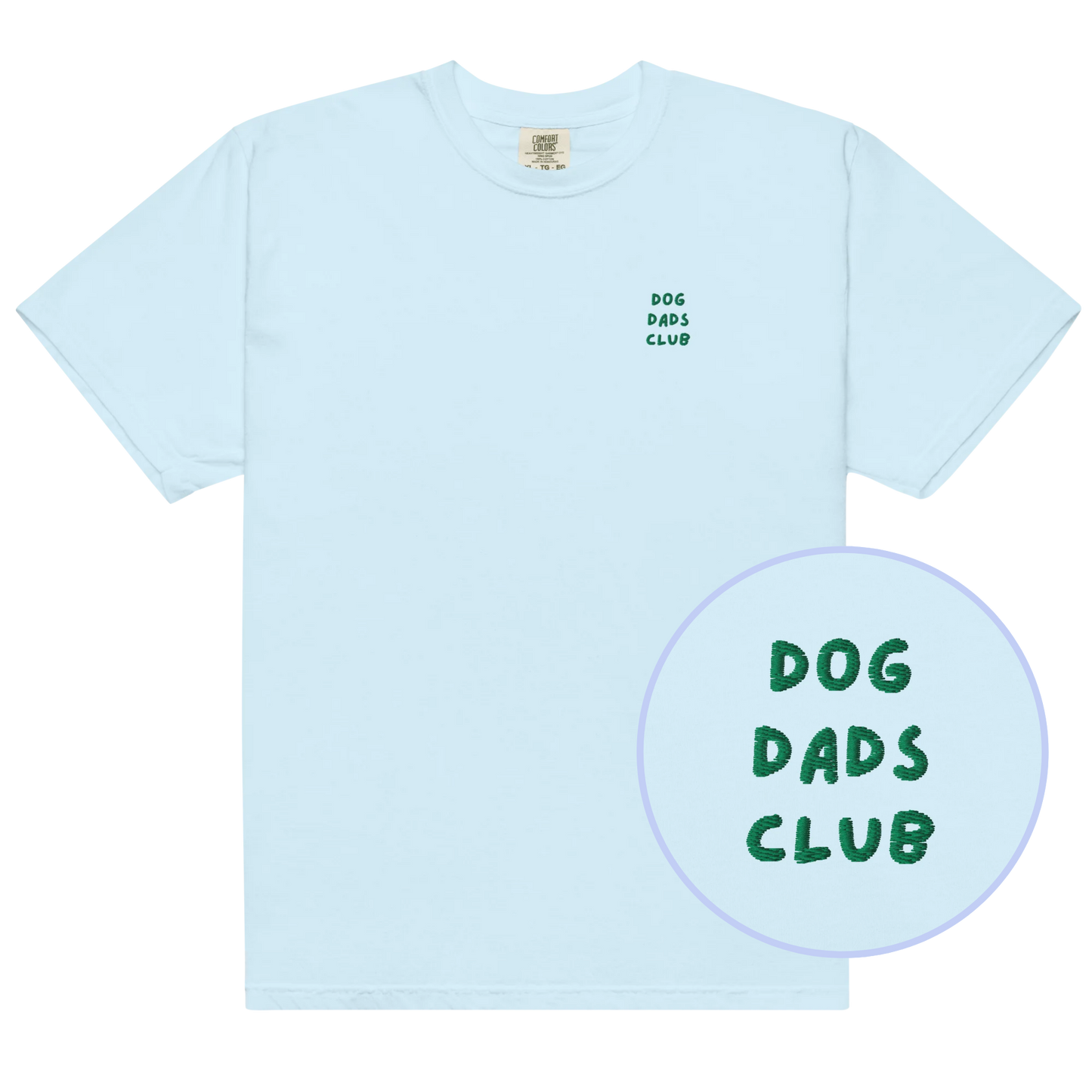 Dog Dads Club Embroidered Classic T-Shirt