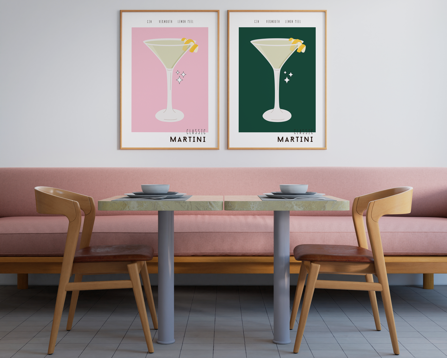 Martini Cocktail Poster