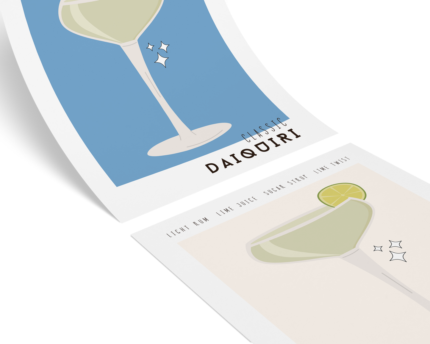Daiquiri Cocktail Poster